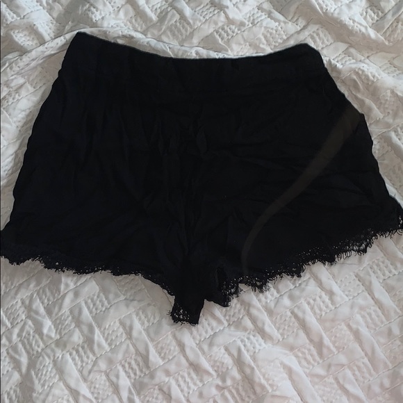 Flowy Shorts with Lace Ends - Picture 2 of 5